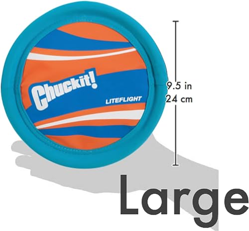 Chuckit! Lite Flight Dog Fetch Toy, Large (10 Inch Diameter) - Image 2