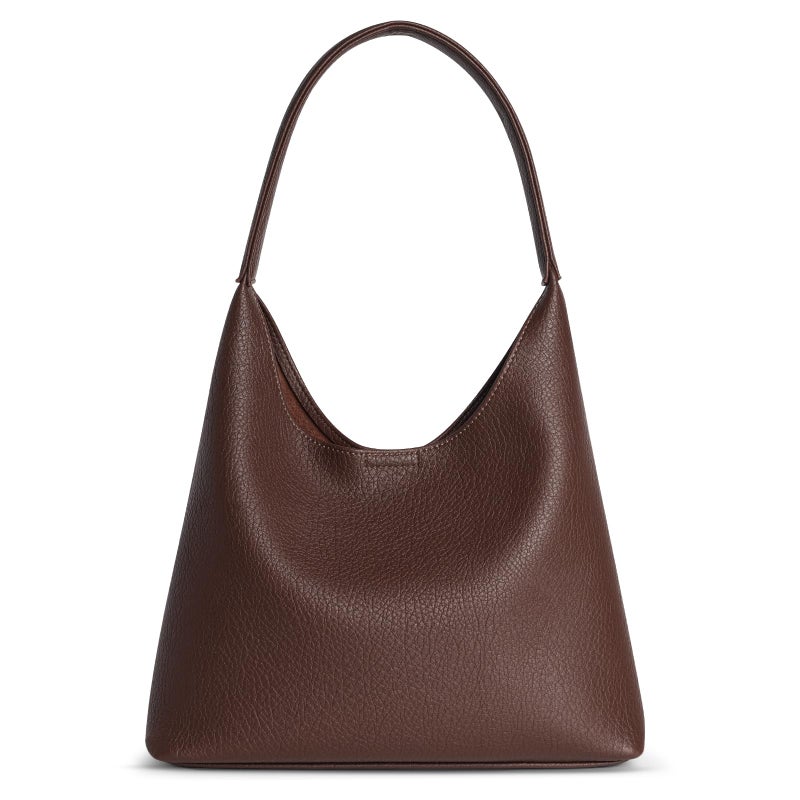 VAYOQON Hobo Bags for Women, Small Slouchy Hobo Purse, Soft Vegan Leather Shoulder Bag Trendy Everyday Tote Handbag, 11'' (28cm) - Image 1