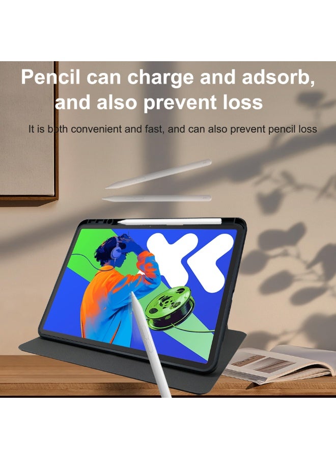 for Honor Pad X9a 11.5 Inch Case Cover, Tablet Protective Case  , Acrylic 360 ° Rotating Design, Automatic Wake-up/sleep, Soft Leather, Black - Image 5