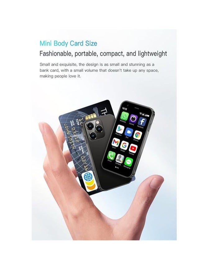 Mini Smartphone, Child Phone The World's Smallest Cell Phone 3.0 Inch Android Small Phone Quad Core 2G+16G 5.0MP Dual SIM High Definition Mini Phones Unlocked 3G Mobile Phone  - Image 2