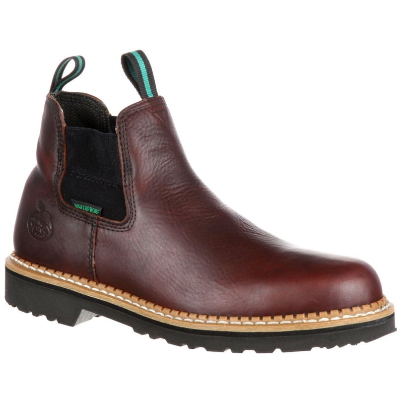 Georgia Giant Waterproof High Romeo Boot Soggy Brown Size 10W