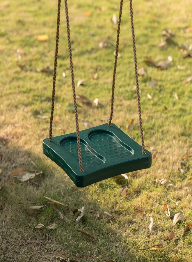 PLAYBERG Adjustable Plastic Standing Swing, Outdoor Kids Playground Swing, Green - Image 4
