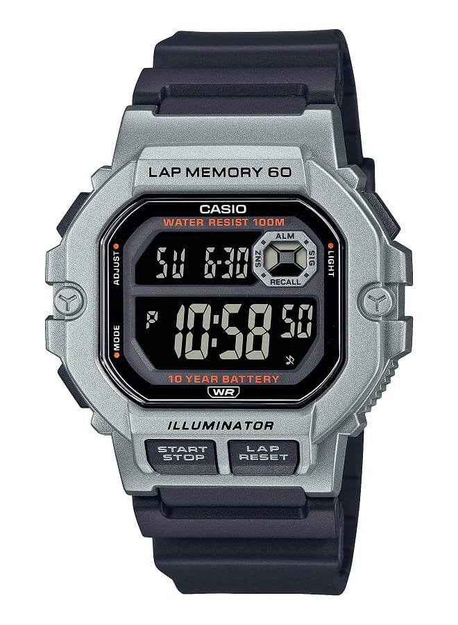 CASIO Resin Digital Wrist Watch WS-1400H-1BVDF - Image 1