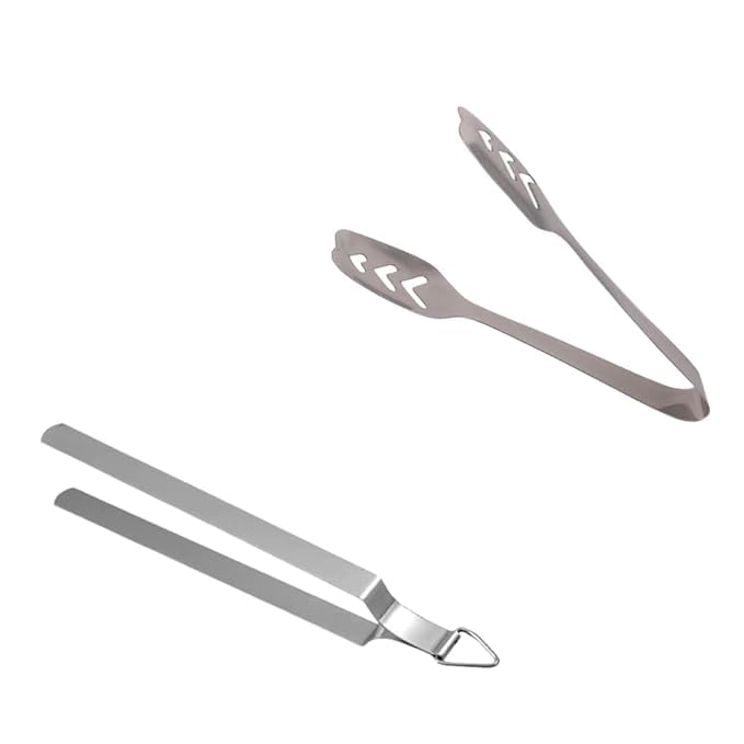 Brunchy Chimta for Kitchen Use - Stainless Steel Tongs for Frying - Multipurpose Pakkad - Momo Tong & Chimta for Cooking Uses - Image 1