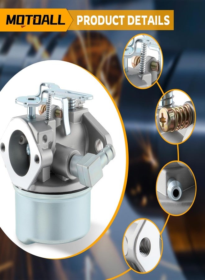 MOTOALL مكربن MOTOALL لمحركات Tecumseh 632107، 632536، 640084، 640105، 640299، 632107A، 640084A، 640084B، 640299A، 640299B، 4 حصان، 5 حصان، HS50، HSK40، HSK50، HSSK40، HSSK50، HSSK55، LH195SA، LH195SP، OHSK110، OHSK120، OHSK125 - Image 4