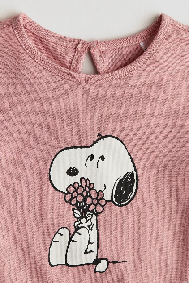 H&M Print-Motif Jersey Top - Image 2