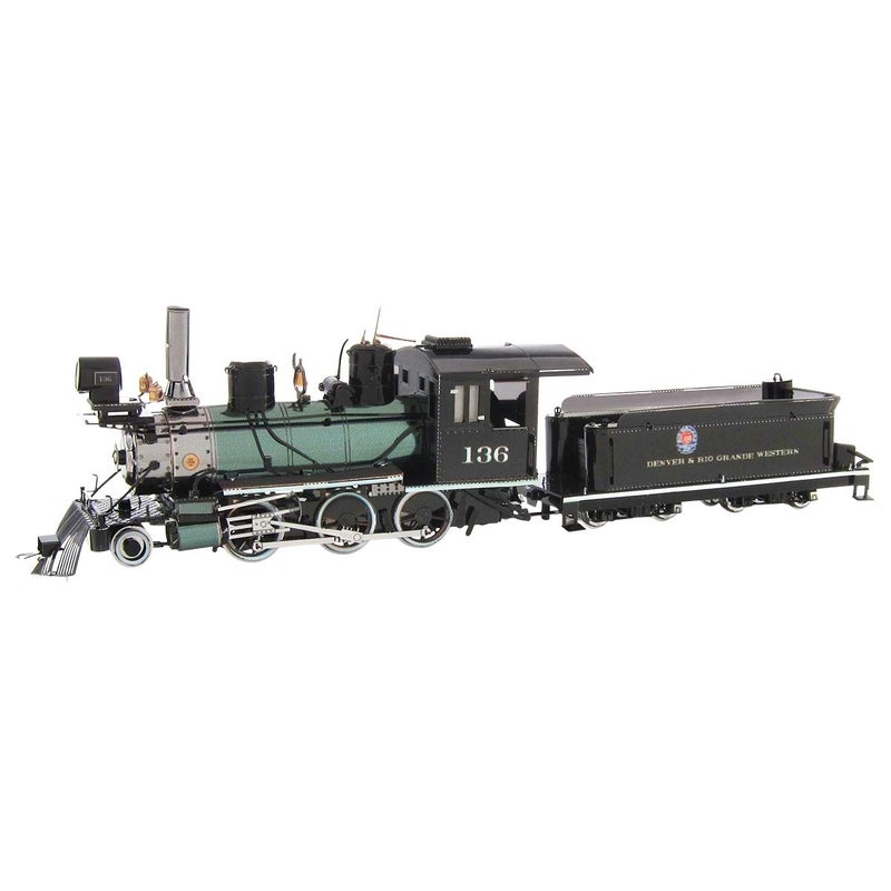 Fascinations Metal Earth Puzzle 3D Steam Locomotive 260 Far West Metal Puzzle Building Mockups for Adults Challenging Level 195 X 35 X 48 Cm - Image 4