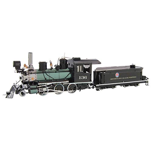Fascinations Metal Earth Puzzle 3D Steam Locomotive 260 Far West Metal Puzzle Building Mockups for Adults Challenging Level 195 X 35 X 48 Cm - Image 1