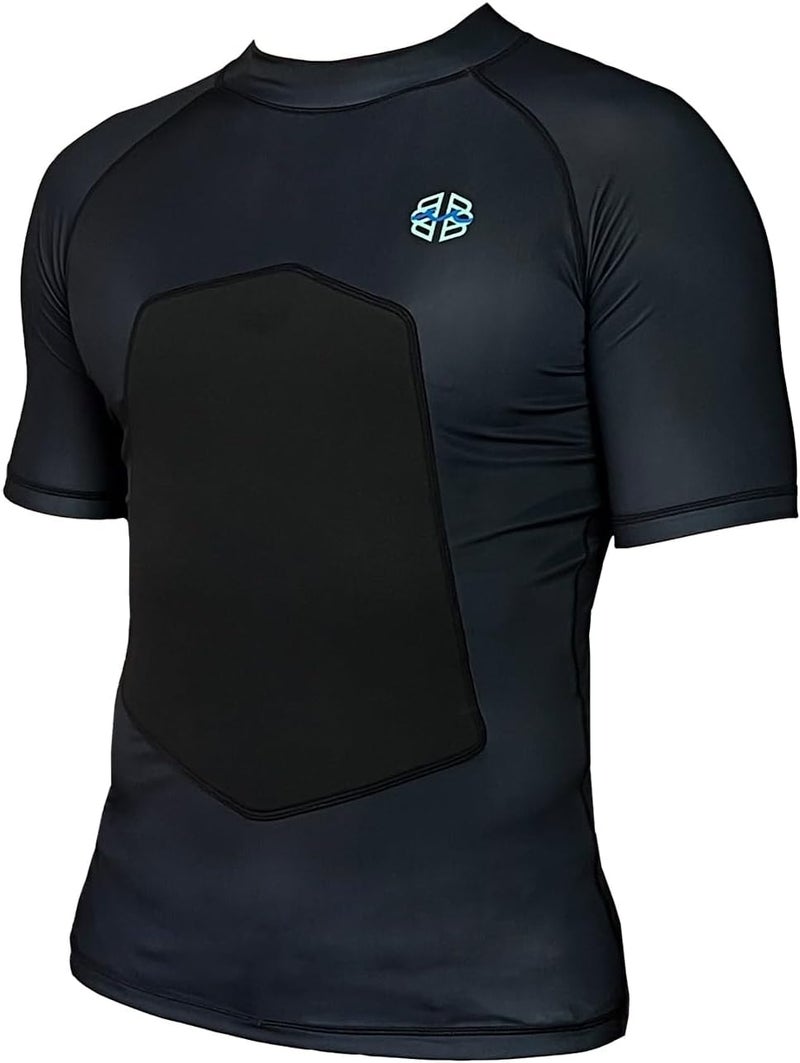 Ribby SPF 50+ Padded Rash Guard for Surfing, Boogie, Scuba - Image 2