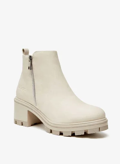 Lee Cooper Women's Solid Ankle Boots with Zip Closure