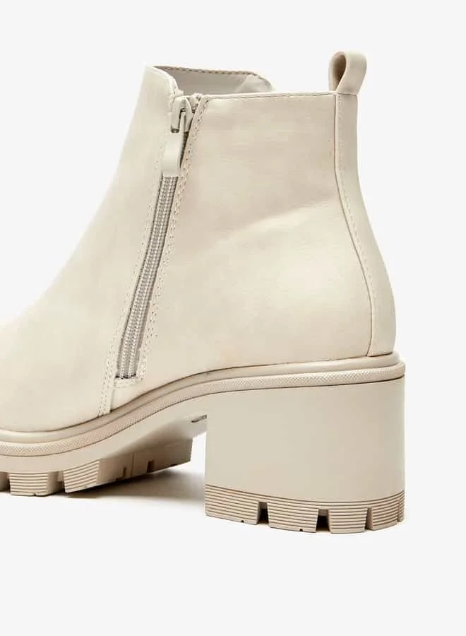 Lee Cooper Women's Solid Ankle Boots with Zip Closure