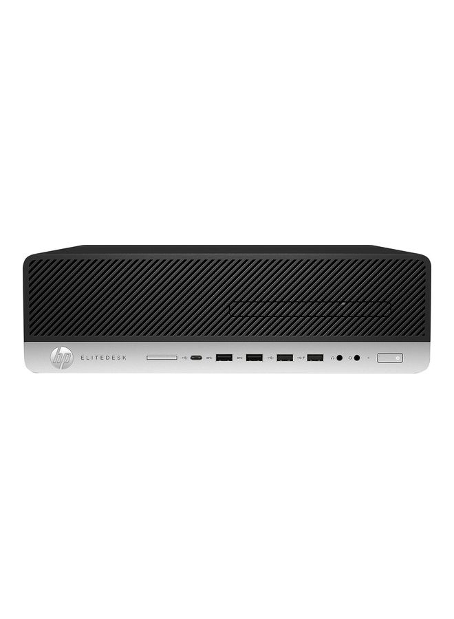 HP 800G5 SFF Tower PC, Core i7-8700 Processor/8GB RAM/1TB SSD/Intel Iris XE Graphics/Windows 10 Black - Image 1