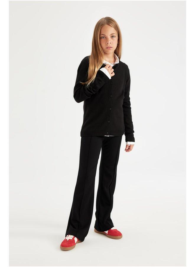 DeFacto - Girl Knitted Flare Fit Leggings - Image 1