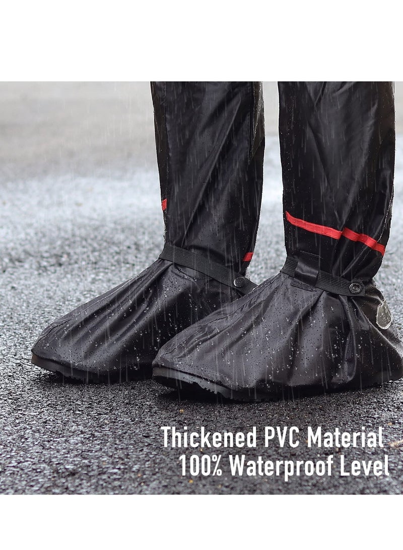 KASTWAVE Waterproof Shoe Covers Reusable Foldable Rain Boot Shoe Cover Overshoes Non-Slip Reusable Rain Gear for Men Women XXL - Image 3