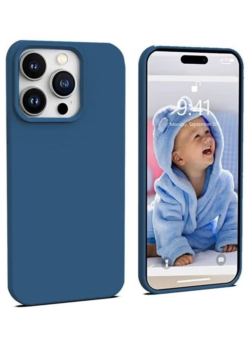 BORTONY iPhone 16 Pro Case Cover with Soft Liquid Silicone Anti-Scratch Shockproof Slim iPhone 16 Pro  Cover Anti-fingerprint Protective Case for Apple iPhone 16 Pro - Image 1