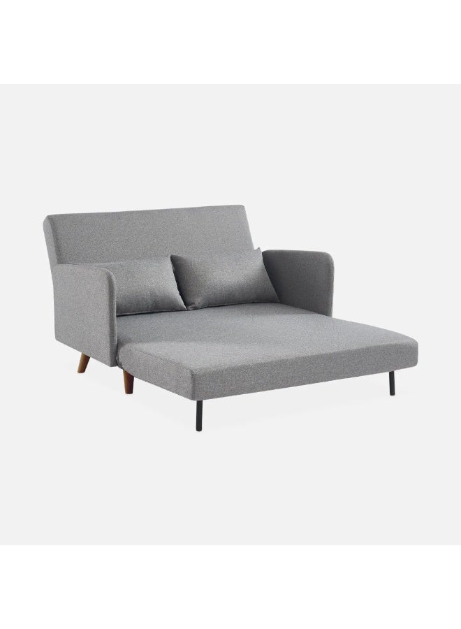 ROTAI ROTAI Palazzo Light Sofa Bed with 2-Year Warranty | Convertible 2-Seater Sofa to Bed | Premium Fabric Upholstery | High-Density Foam | Matching Pillows | Compact Folding Sofa Bed For Living Room. - Image 3