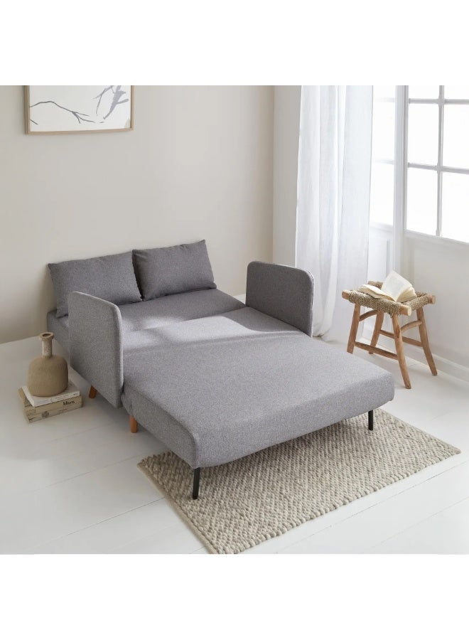 ROTAI ROTAI Palazzo Light Sofa Bed with 2-Year Warranty | Convertible 2-Seater Sofa to Bed | Premium Fabric Upholstery | High-Density Foam | Matching Pillows | Compact Folding Sofa Bed For Living Room. - Image 2