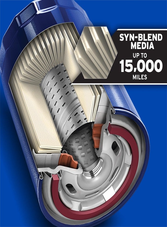 Purolator PL14476 ONE Advanced Engine Protection Spin On Oil Filter Blue,single filter - Image 3