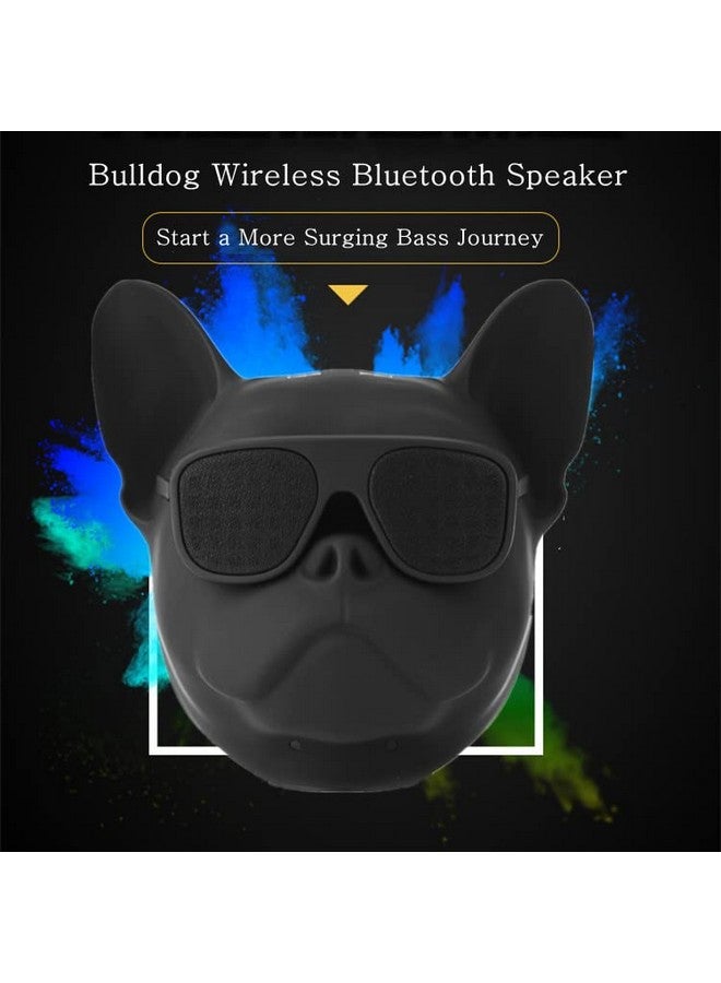 PUSOKEI Wireless French Bulldog Speakerbluetooth Dog Head Speakermini Outdoor Portable Speakerstereo Super Basspersonalized Cool Speaker For Home Party Cafe Bar  - Image 3
