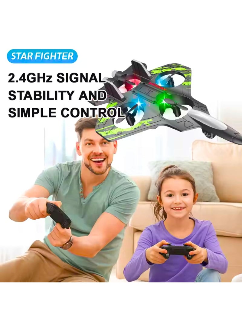 MAGIC VAULT RC Plane for Kids with Gravity Sensor – Remote Control Jet Glider Toy, Rechargeable, 300M Long Range, Crash-Resistant Aircraft, Easy to Fly - Image 4