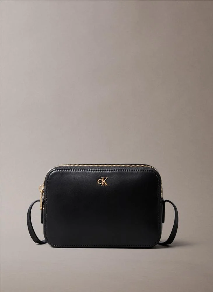 CALVIN KLEIN Logo Detail Zip Through Crossbody