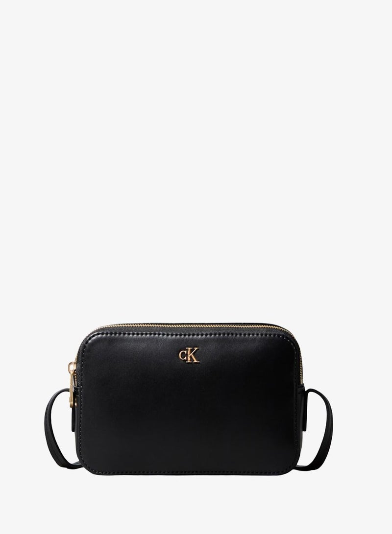 CALVIN KLEIN Logo Detail Zip Through Crossbody - Image 1