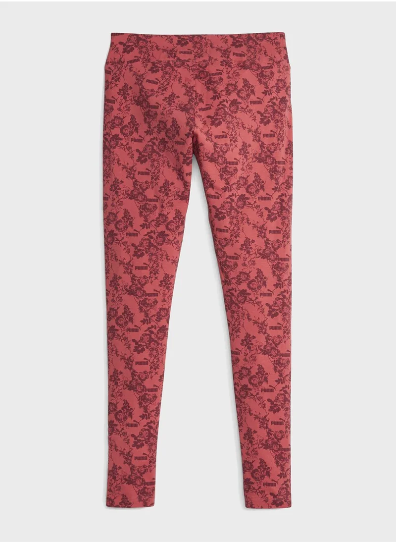 PUMA Flower Nostalgia All Over Printed Leggings