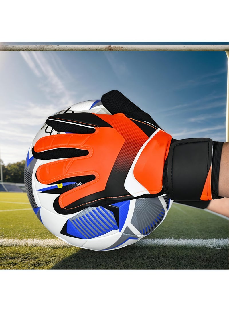 Children's Soccer Goalkeeper Gloves Football Gloves Finger Support Youth Soccer Gloves Kids Youth Soccer Goalkeeper Gloves - Suitable for Soccer, Goalkeeper, Goalkeeper Training Gloves Equipment - Image 4