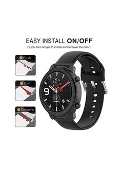 PROMASS [2-pack]Compatible with Amazfit GTR 3/GTR 3 Pro,Replacement Adjustable Band Waterproof Bracelet WristBand Accessories Sport Strap for Women Men  - Image 2