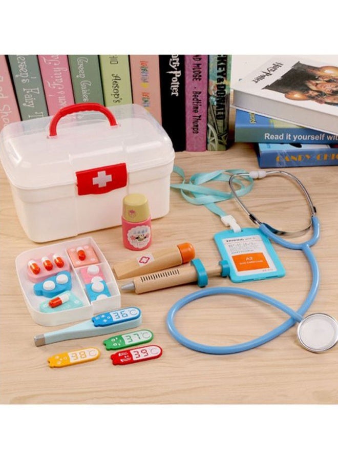 17 Piece Doctor's Case for Children, Medical Toy Set for Role Playing, Doctor's Toy Set for Children - Image 3