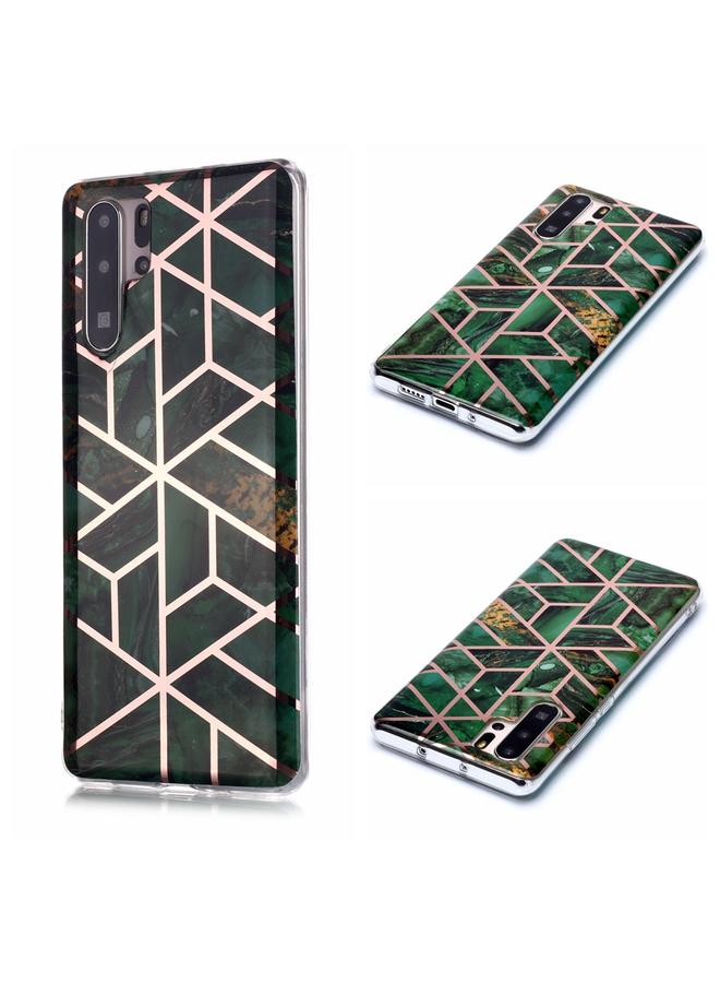 Zaboon Case For Huawei P30 Pro Plating Marble Pattern Soft TPU Protective Case - Image 1