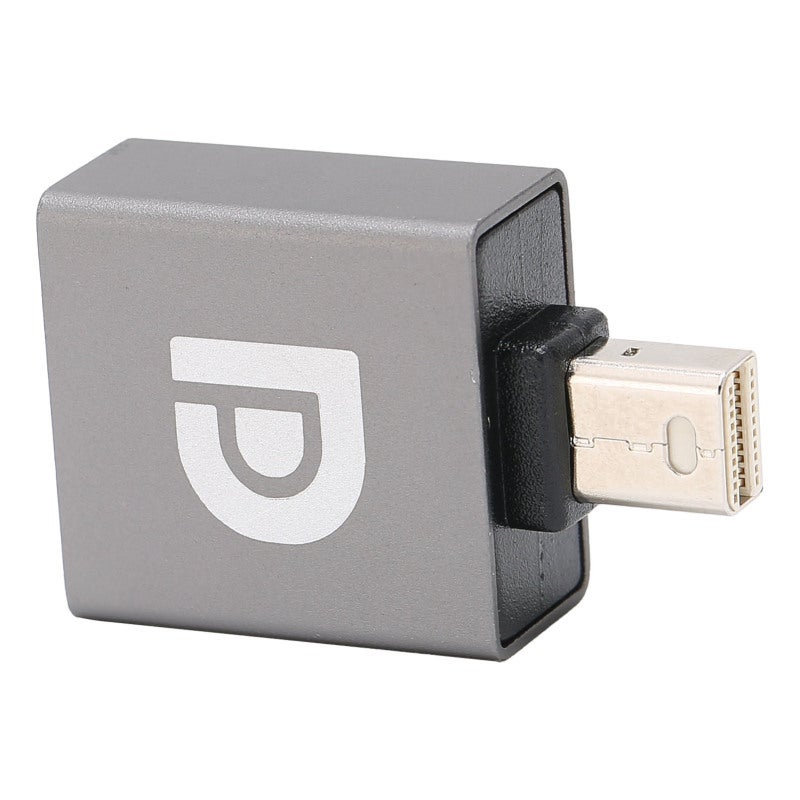 Mini DP to DP Adapter 8K 60Hz Aluminum Alloy Male to Female Connector - Plug and Play Mini DP to DP Converter for Monitor Projector - Image 2