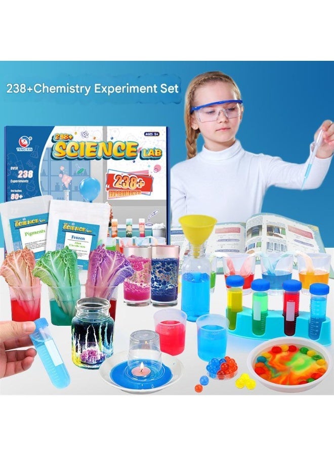 Giant Kids Chemistry Lab Kit – 238 Safe Experiments with 80+ Lab Tools, Safety Goggles & Illustrated Guide | STEM Science Education Set - Image 5