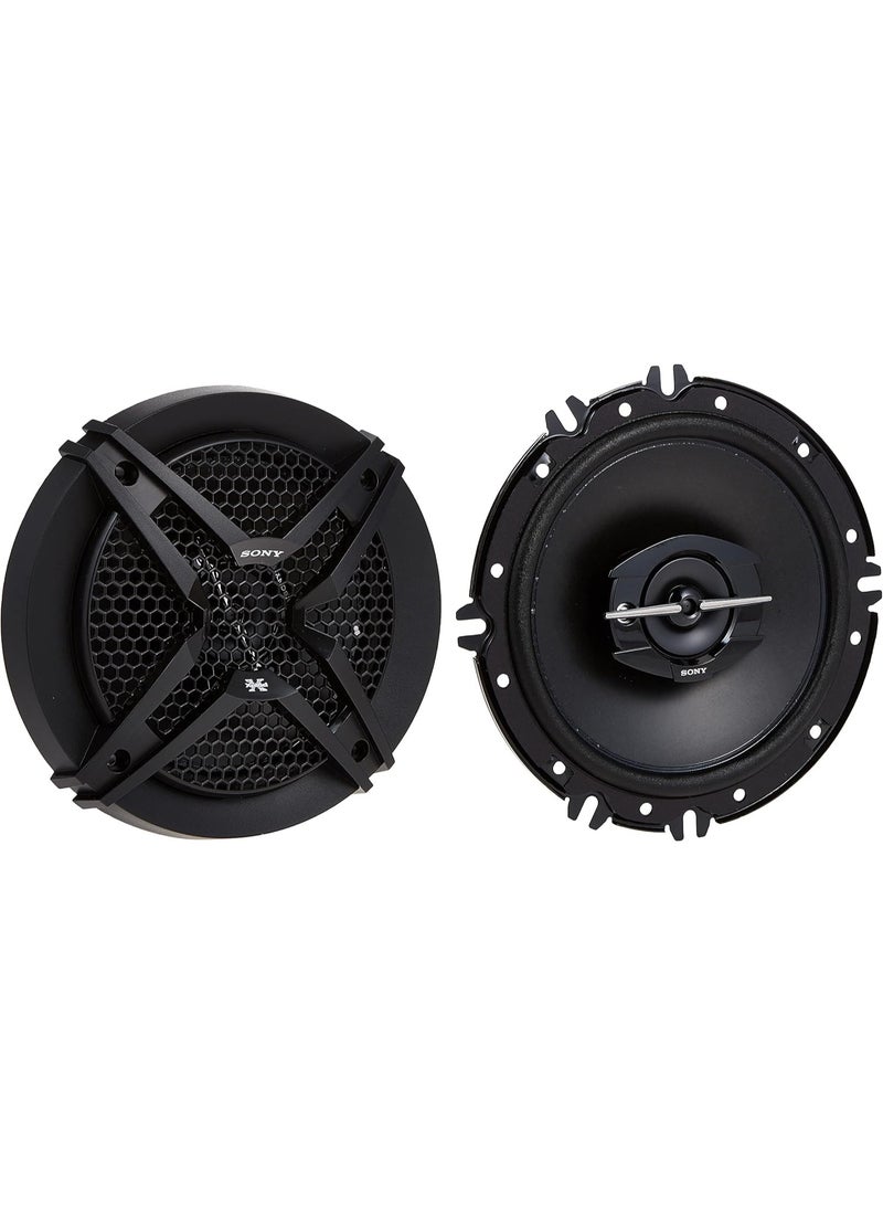 Sony XS-Gtf1639 270W (45W Rms), 6.5" (16 cm) 3-Way Car Speakers With Hop Acfm Cone Woofer, Car Speakers - Image 1