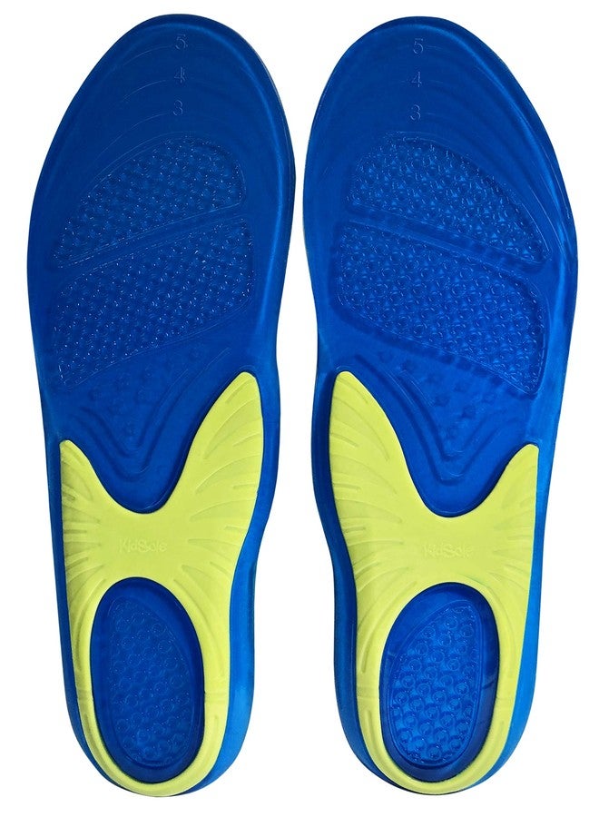 KidSole Children's Slim Gel + Memory Foam Hybrid Insole for Comfort, Cushion & Pain Relief. JellyFoam by KidSole ((24 CM) Kids Size 2-6) - Image 2
