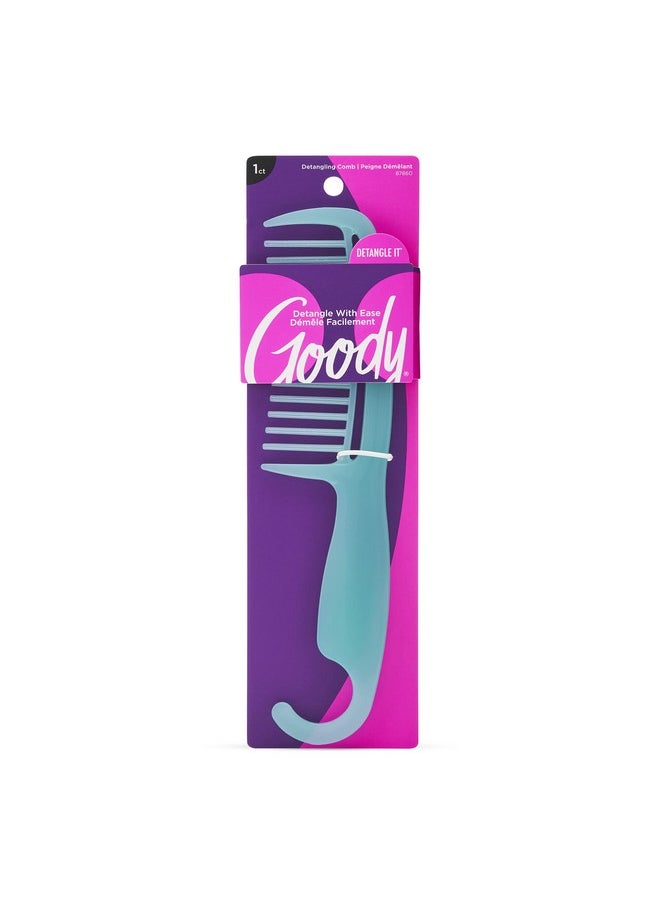 Goody Ouchless Shower Hair Comb Allpurpose Comb For Tangles Wet Or Dry Painfree Hair Accessories Ideal For All Hair Types Detangler For Women Men Boys And Girls  - Image 1