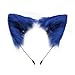 SMILETERNITY Handmade Fox Wolf Cat Ears Headwear Costume Accessories for Halloween Christmas Party Blue - Image 3