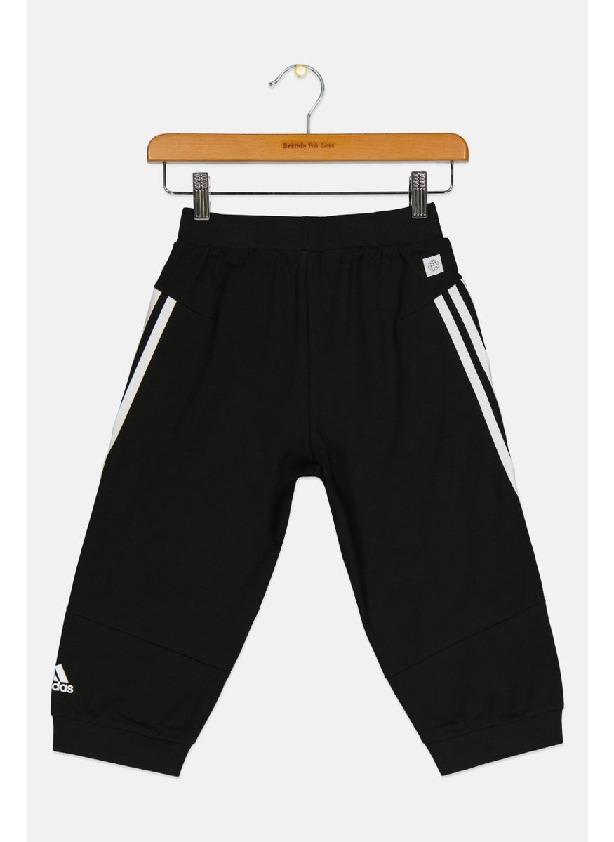 Adidas Kids Girl Brand Logo 3/4 Training Jogger Pants, Black  - Image 1