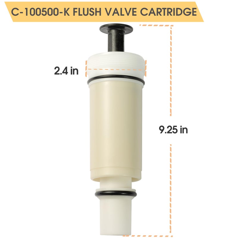Saiyugty Upgraded C-100500-K C-100500-Kit Flush Valve Cartridge Assembly Kit For M-101526-F3 503 504 Series Duct Valve  1 Pack - Image 2
