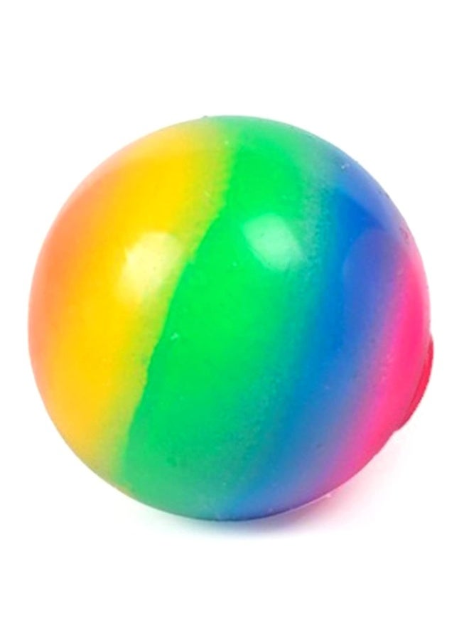 squishy Rainbow Stress Ball Squishy Toys Ball Anxiety Stress Relief Fidget Toy Sensory Ball Squeeze Toy for Kids Adults - Image 4