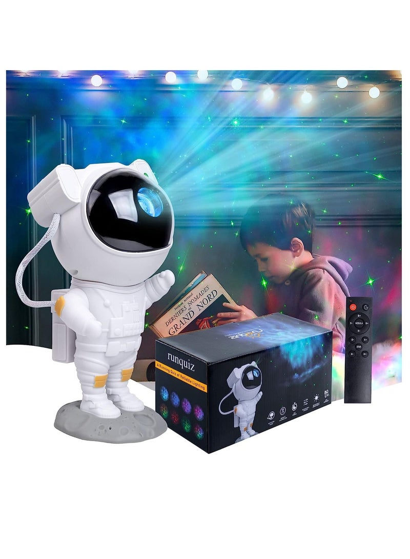 XiuWoo Star Projector Night Light,with Timer,Remote Control and 360°Adjustable Design,Nebula Starry Galaxy Ceiling Projector for Baby Kids Adults Bedroom - Image 1