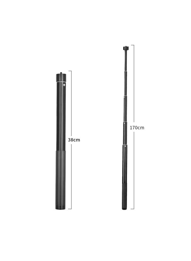 Dajiang Yuntai Outdoor 1.7 M Extension Rod Zhiyun Feiyu Stabilizer Aluminum Alloy Telescopic Rod Large Tripod-Color:1.7 M  - Image 3