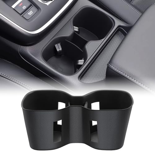 Drytuns Cup Holder Insert for Honda CRV 2023 2024 2025 2026 Center Console Cup Holder Protector for 2325 CRV LX EX EXL Sport Hybrid SportL Hybrid Sport Touring Hybrid TPE Black - Image 1