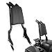 Harvards Chrome Adjustable Sissy Bar Passenger Detachable Backrest Fits for Harley Touring Street Glide Road Glide Road King Electra Glide 20092024 Gloss Black 0924 MStyle - Image 2