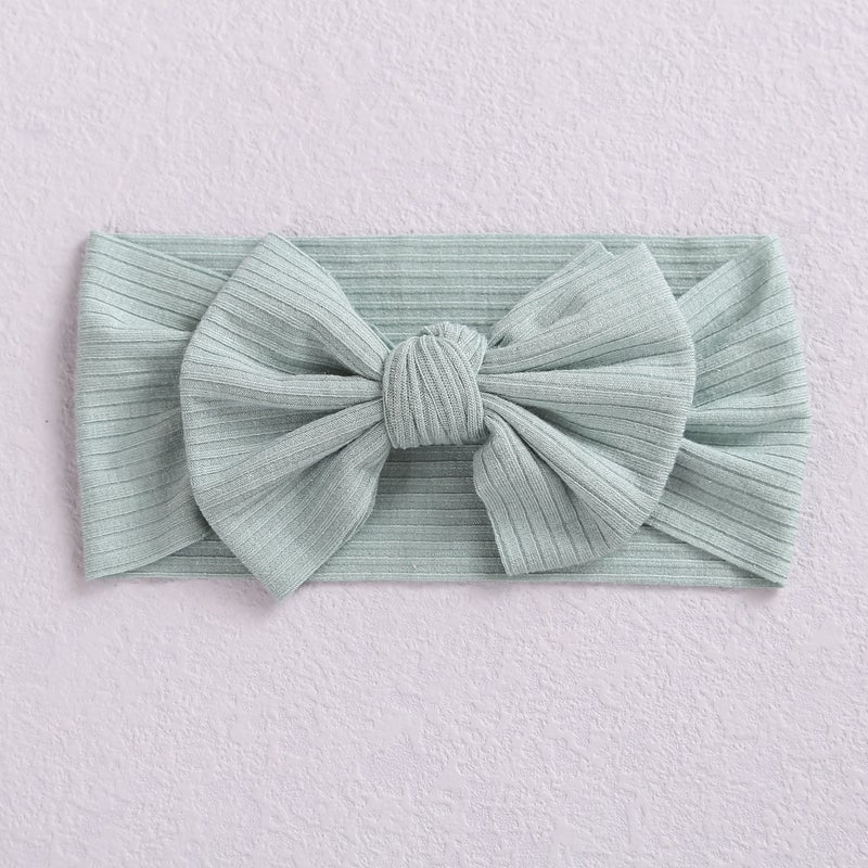 Generic European and American children's hair accessories bow headdress baby hair band handmade pit Guard Door baby headband in stock wholesale  - Image 1