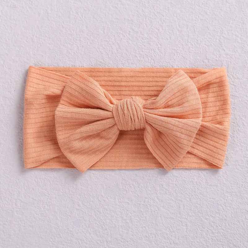 Generic European and American children's hair accessories bow headdress baby hair band handmade pit Guard Door baby headband in stock wholesale  - Image 5