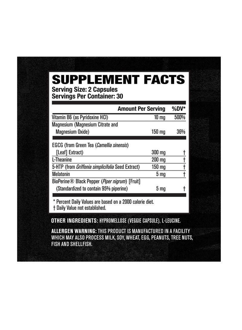 Jacked Factory Lean PM Night Time Fat Burner, Sleep Aid Supplement, & Appetite Suppressant for Men and Women - 60 Stimulant-Free Veggie Weight Loss Diet Pills - Image 2