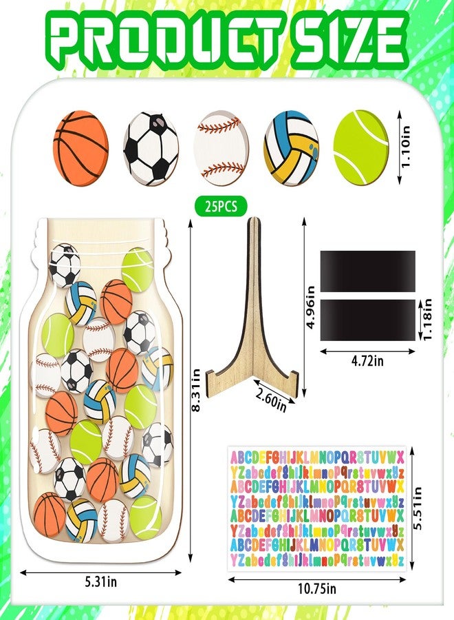 Glodecart 1 Set Magnetic Reward Jar for Kid Behavior Classroom, Personalized Sports Baseball Reward Jar Magnetic for Student Awards Home, Positive Behavior Training Tool for Potty Training Chore Chart - Image 2