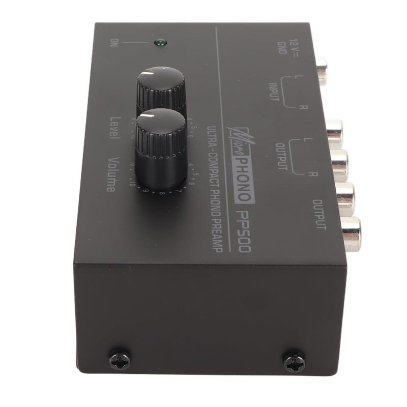 Ultra Low Noise Phono Preamp with Volume Control for LP Record Player US Plug - Image 4