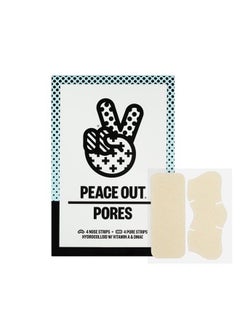 Skincare Pores. Hydrocolloid Pore-Refining Nose and Face Strips with Vitamin A to Shrink Enlarged Pores and Remove Excess Oil (4 pore and 4 nose strips)